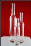 750ml clear glass wine bottle