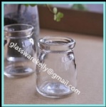 Glass Pudding Bottle glass pudding jar