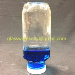 16oz french square juice glass bottle