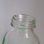 14oz French Square Glass Bottle