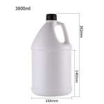 1 Gallon HDPE Jugs Container For Cleaning Soaps Detergents Liquids with screw lid